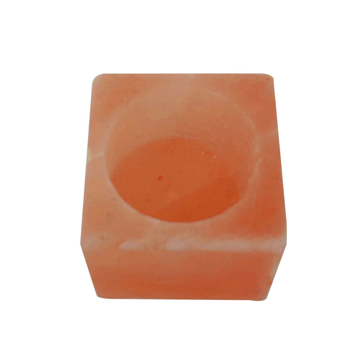 Himalayan Pink Salt Tea Light Holder by Pride of India – Salt Candle Holder – Room Décor Item – Great for Creating an Ambiance – Ideal for Home & Spa Uses – Natural Shape - Nexus Supply Co.