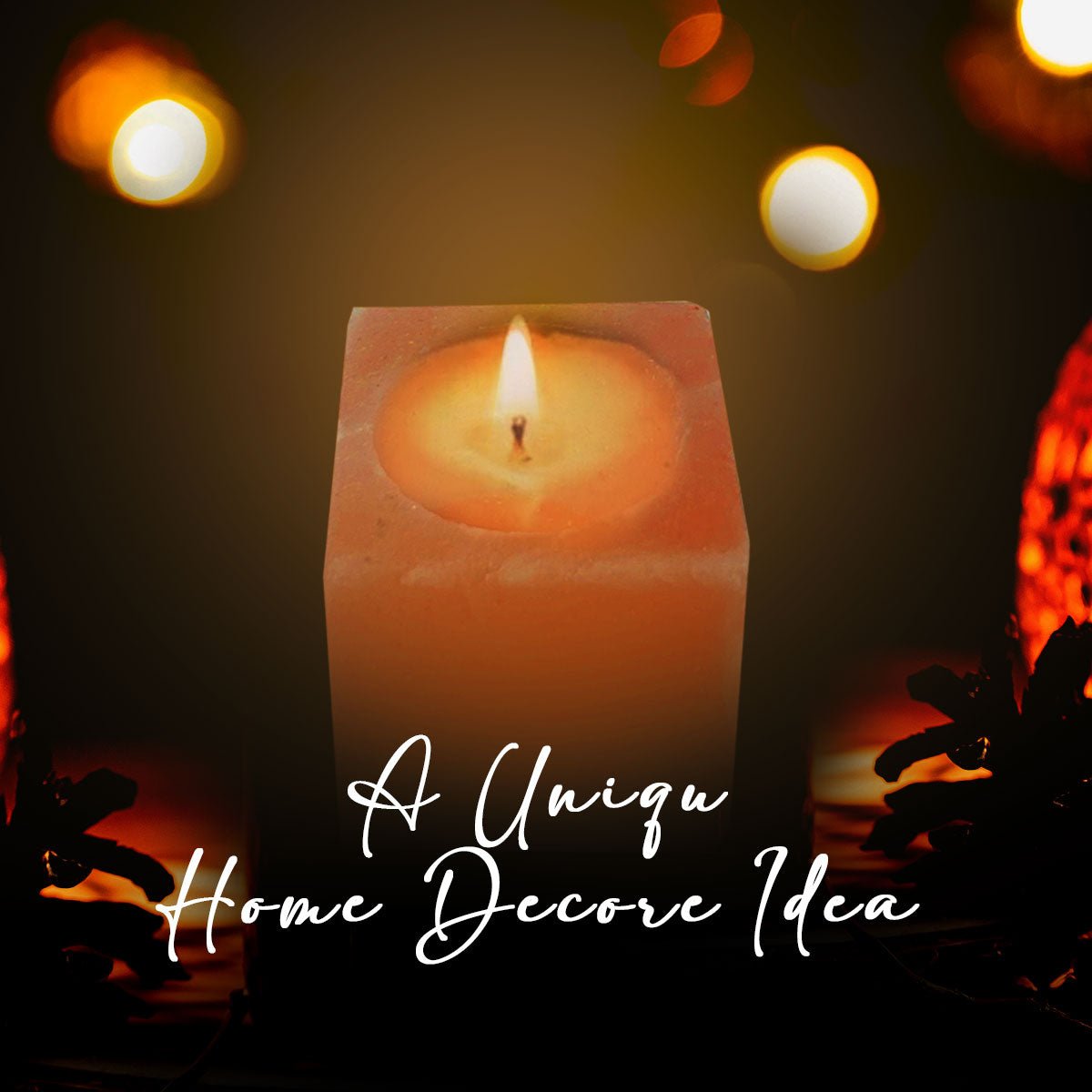 Himalayan Pink Salt Tea Light Holder by Pride of India – Salt Candle Holder – Room Décor Item – Great for Creating an Ambiance – Ideal for Home & Spa Uses – Natural Shape - Nexus Supply Co.